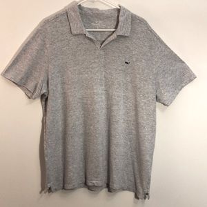 Vineyard Vines men’s gray polo L